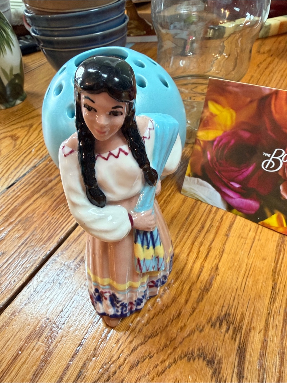Ceramic Arts Studio Madison WI, Mexican girl  by artist Betty Harrington.